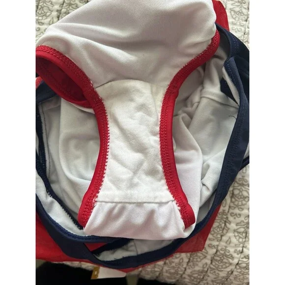 Hanna Andersson Captain American Swimsuit Skirt Size 5 Superhero - Picture 10 of 11